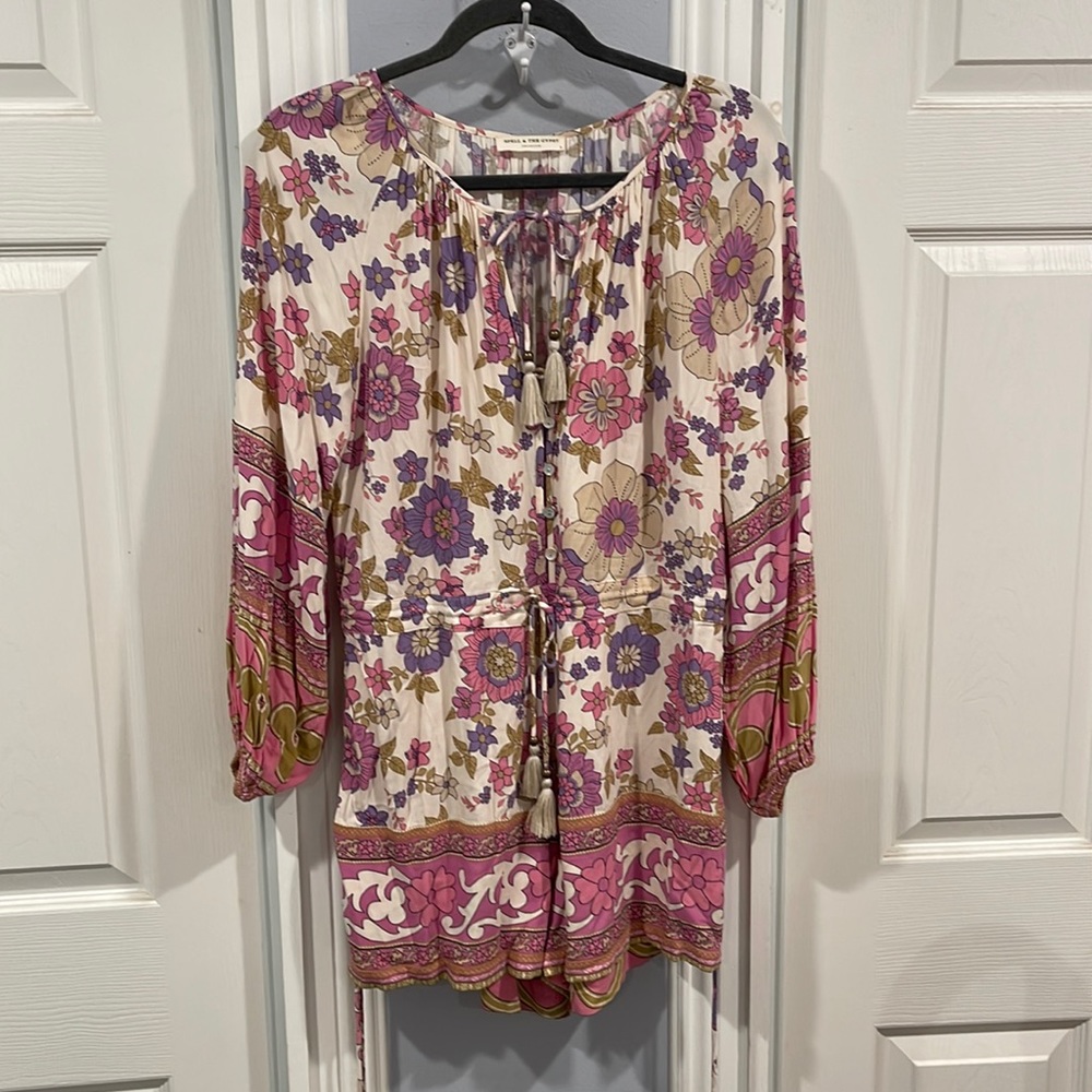 SPELL BUTTERCUP ROMPER EUC SIZE SMALL BEACH 🏖 VACATION BOHO